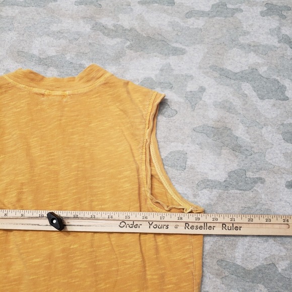 T.LA Tank Top Womens Large Yellow Anthropologie Sleeveless - Picture 7 of 9